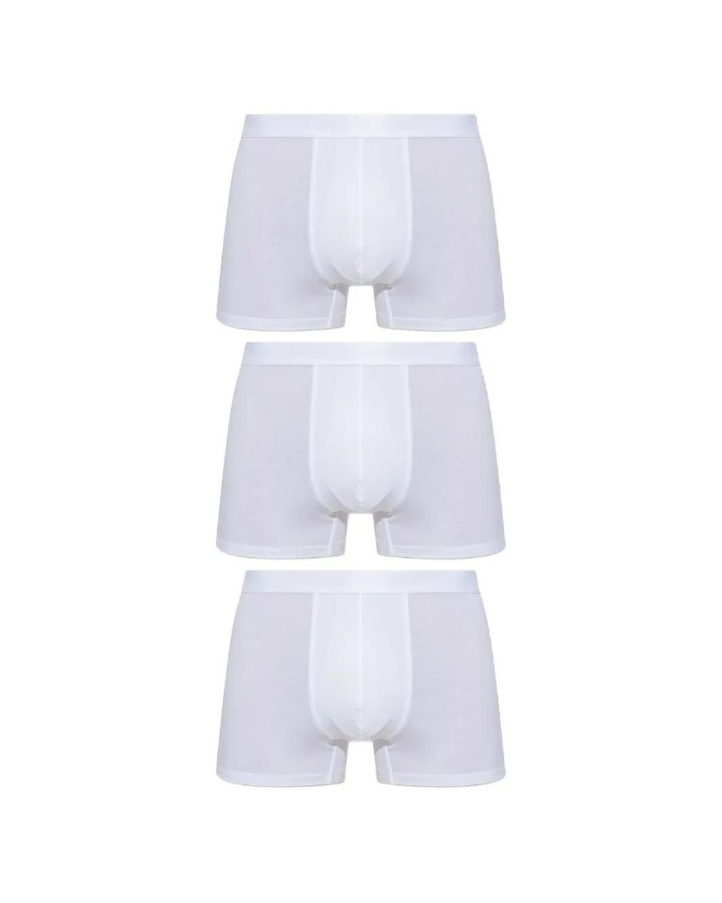 CDLP White Logo-Waistband Boxers (Set Of Three) for men