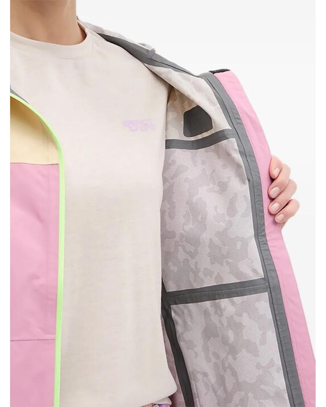 Picture Pink Hooded Colour-Block Jacket