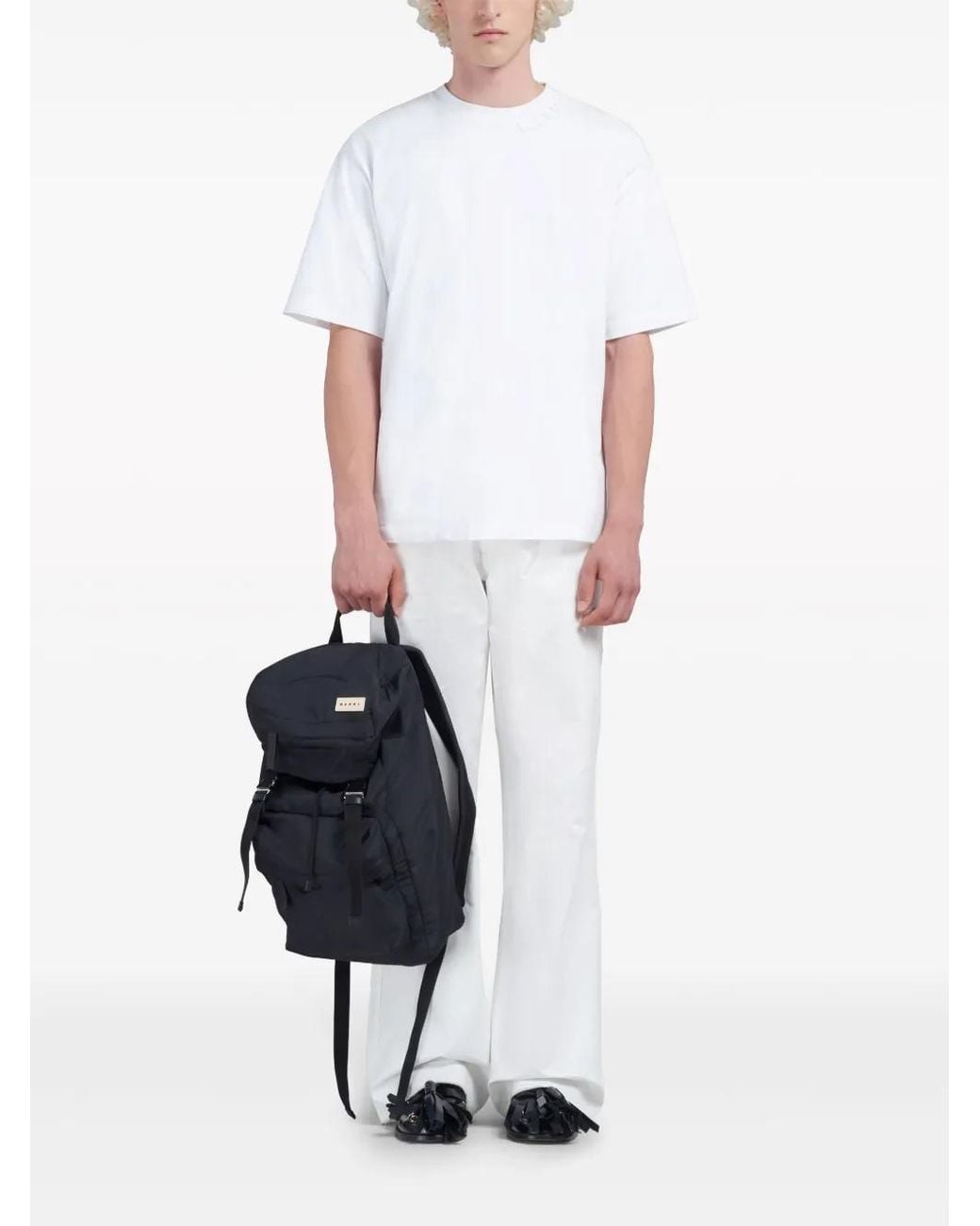 Marni Black Puff Backpack for men