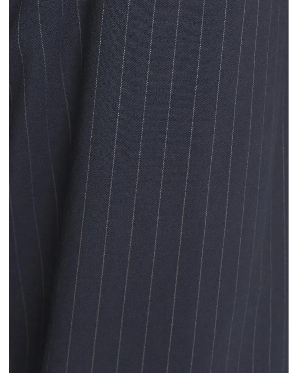 Barena Blue Pinstriped Elasticated Trousers for men