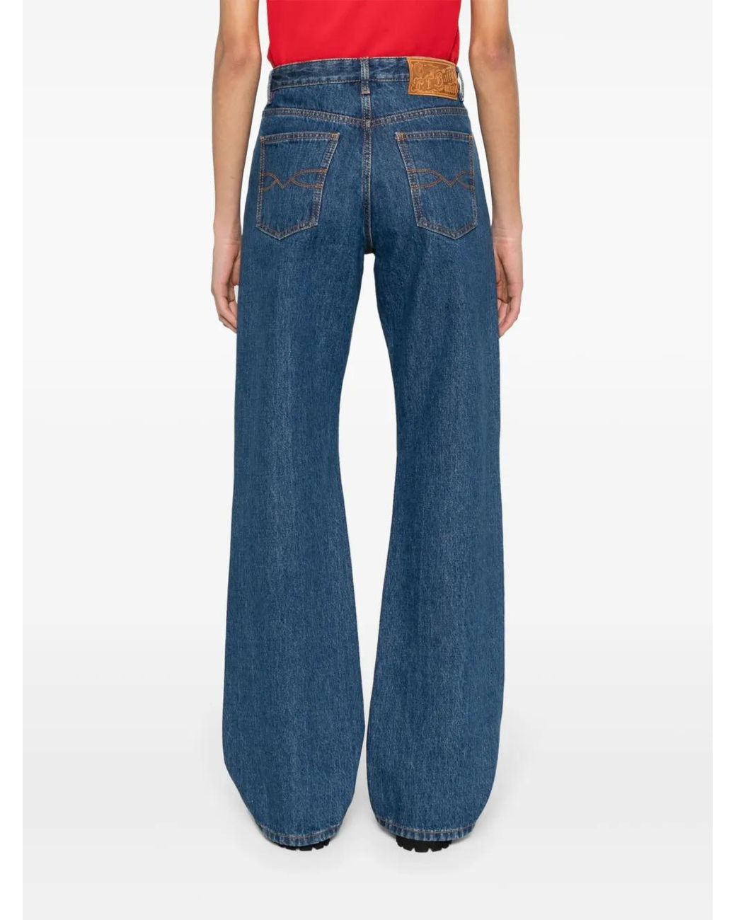 Bally Blue Straight-Leg Jeans