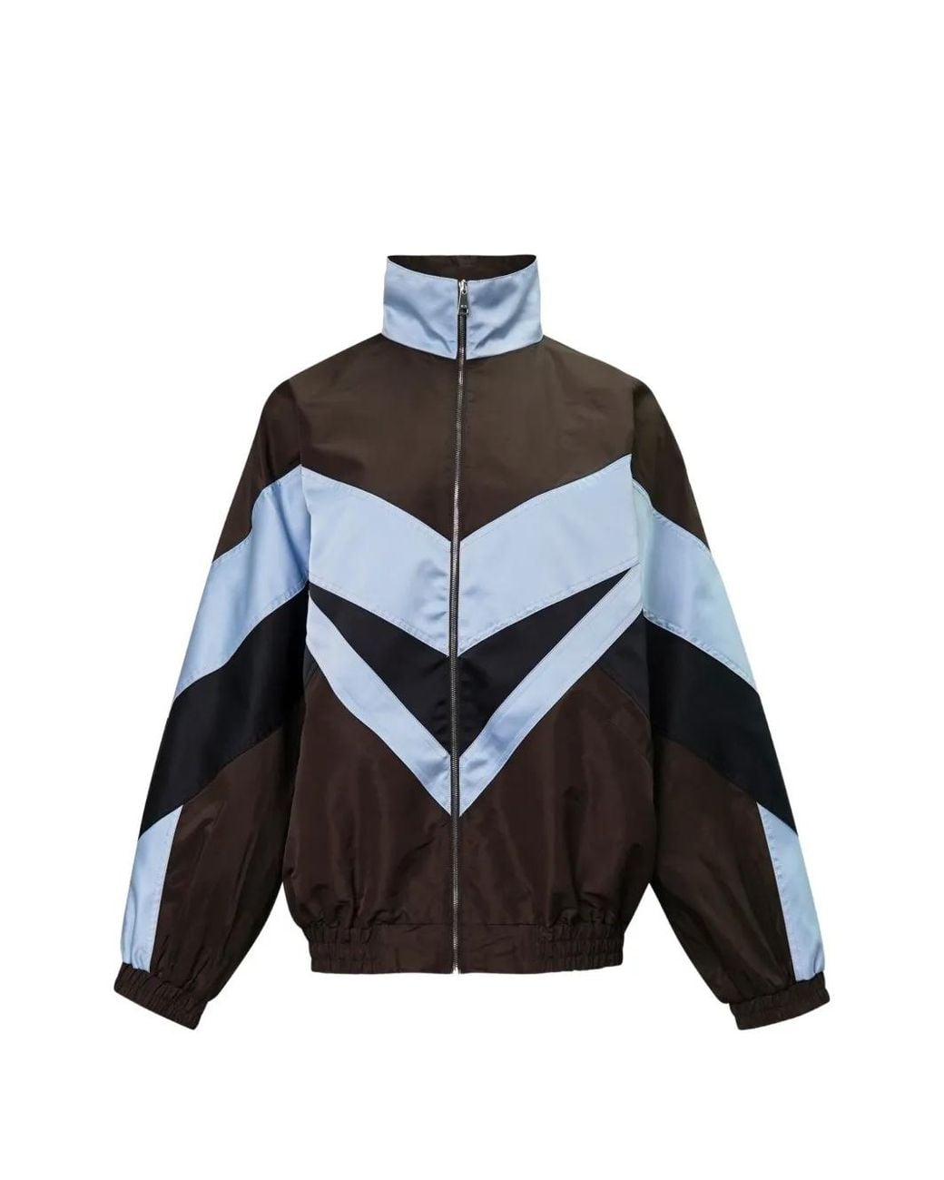 N°21 Brown Contrasting Chevron Jacket