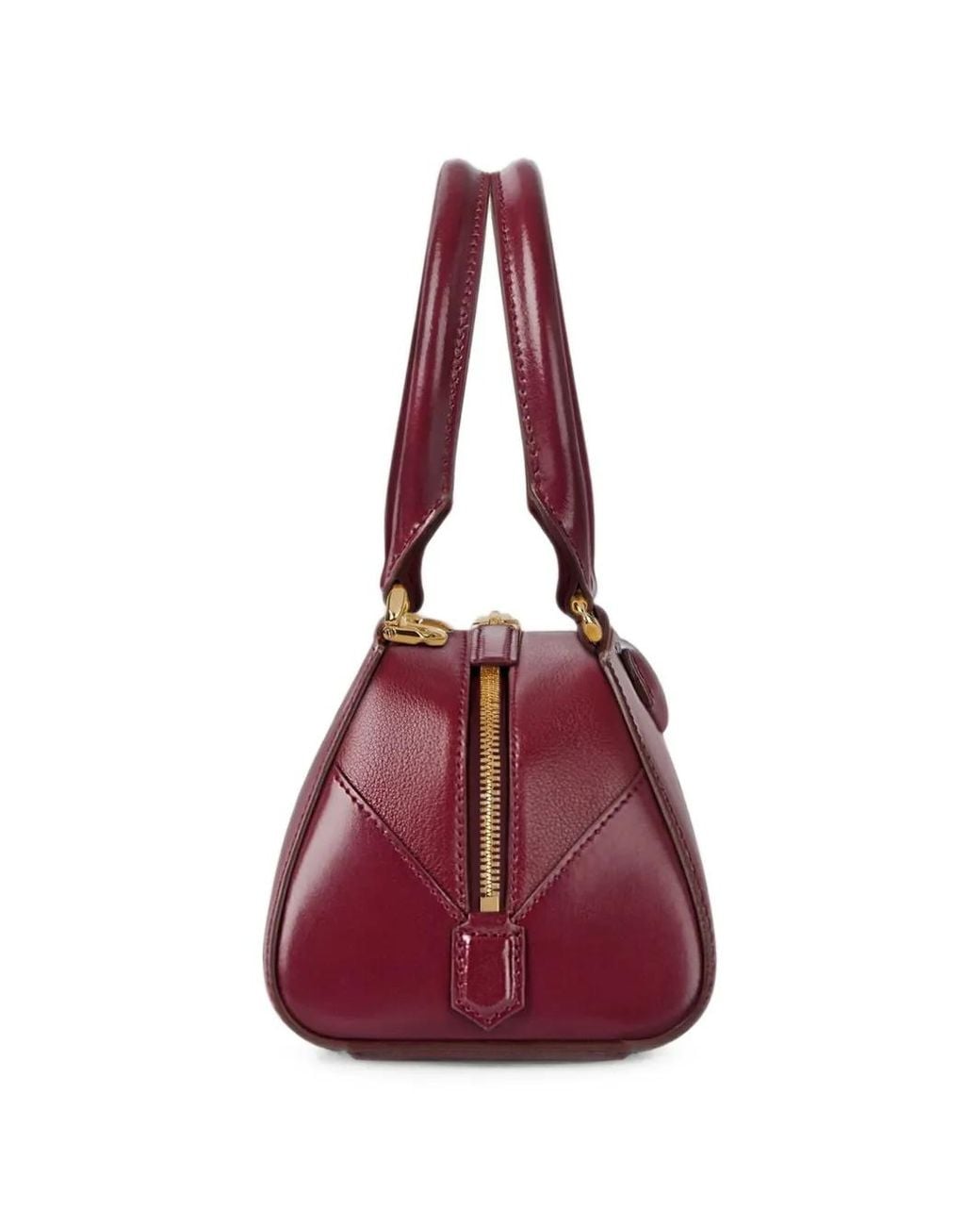Givenchy Purple Mini Sac Antigona East-West En Cuir