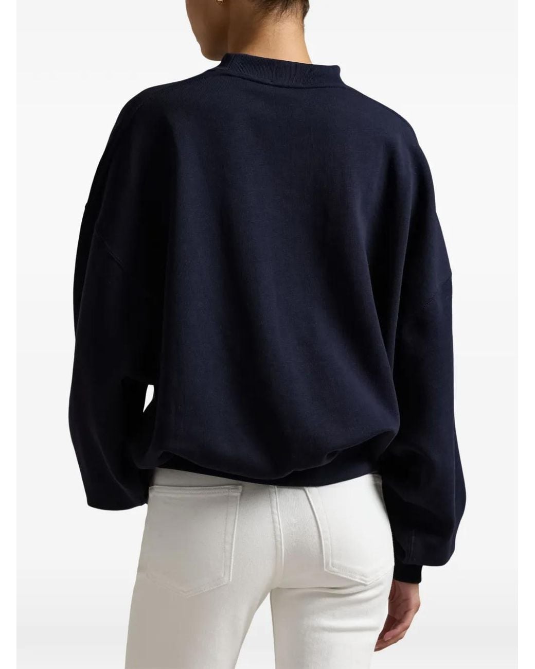 Polo Ralph Lauren Blue Sweat À Manches Longues