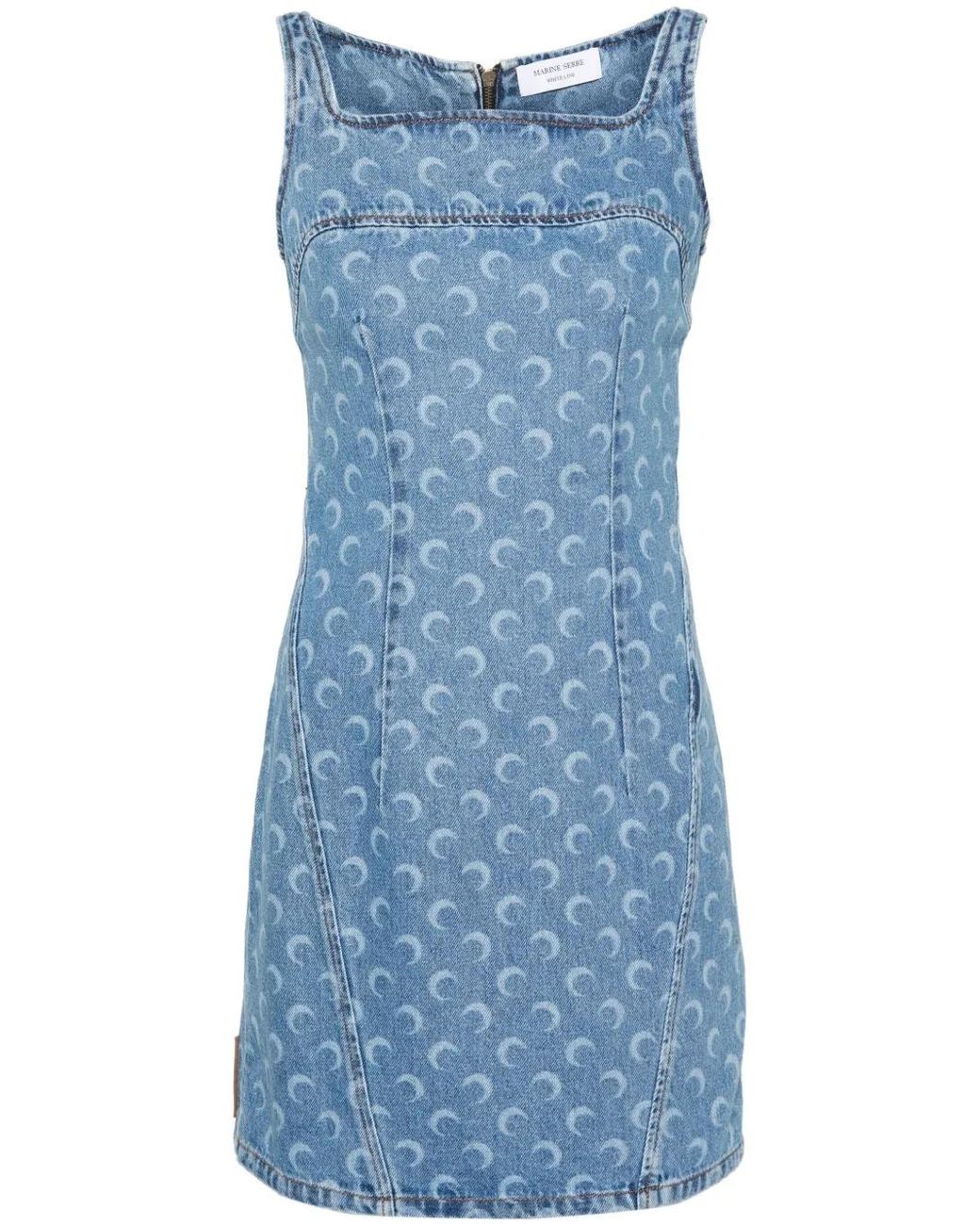 MARINE SERRE Blue Dresses