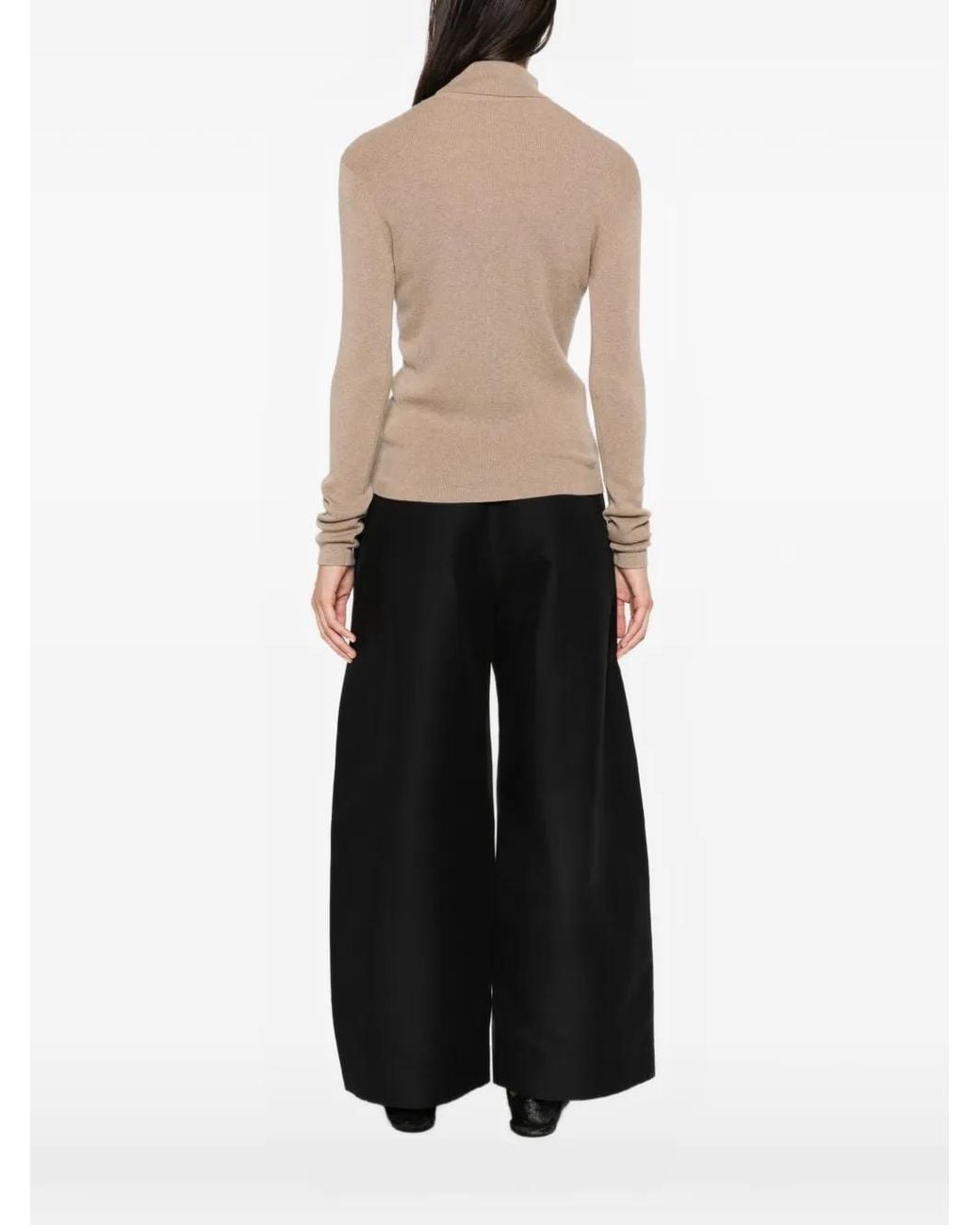 Sofie D'Hoore Natural Malika High-Neck Sweater