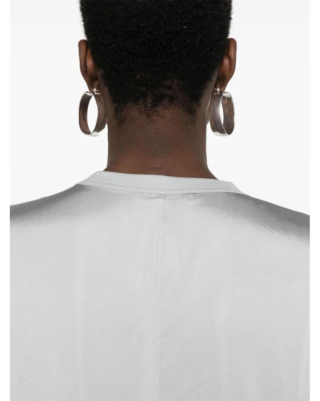 Fabiana Filippi White Panelled Long-Sleeve T-Shirt