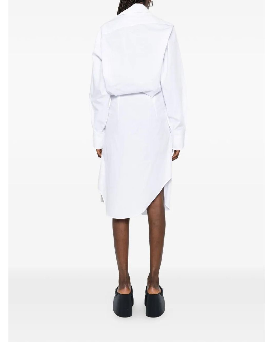 Vivienne Westwood White Drunken Shirt Dress