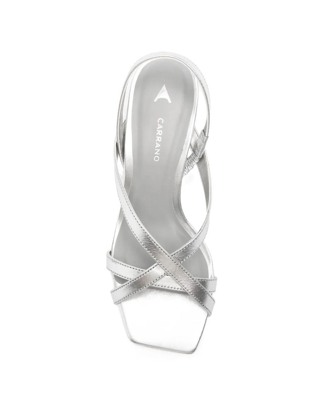 Carrano White Sandalen Mit Eckiger Kappe