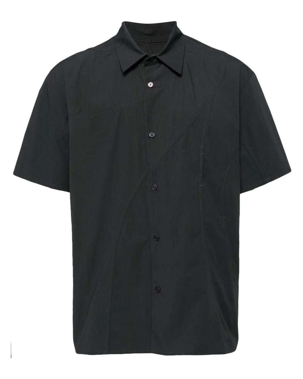 Post Archive Faction PAF Black Short Sleeve Shirt for men