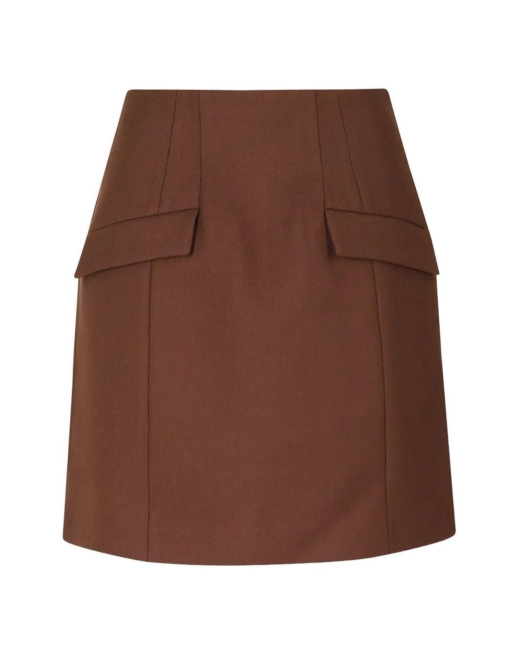 Herskind Brown Benjamin Mini Skirt