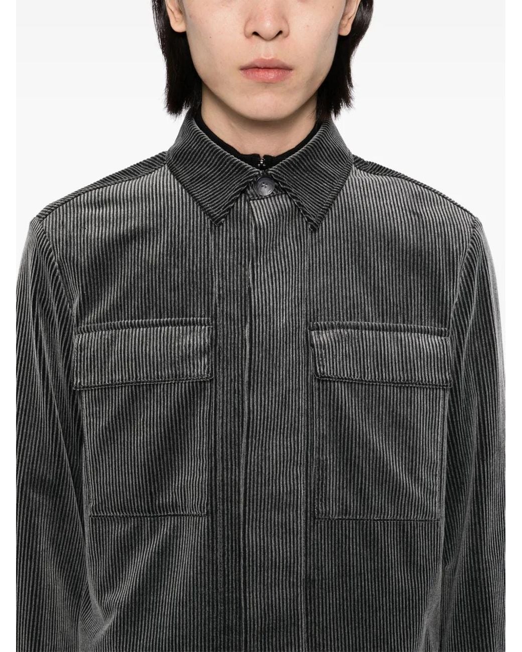 Boss Gray Corduroy Jacket for men