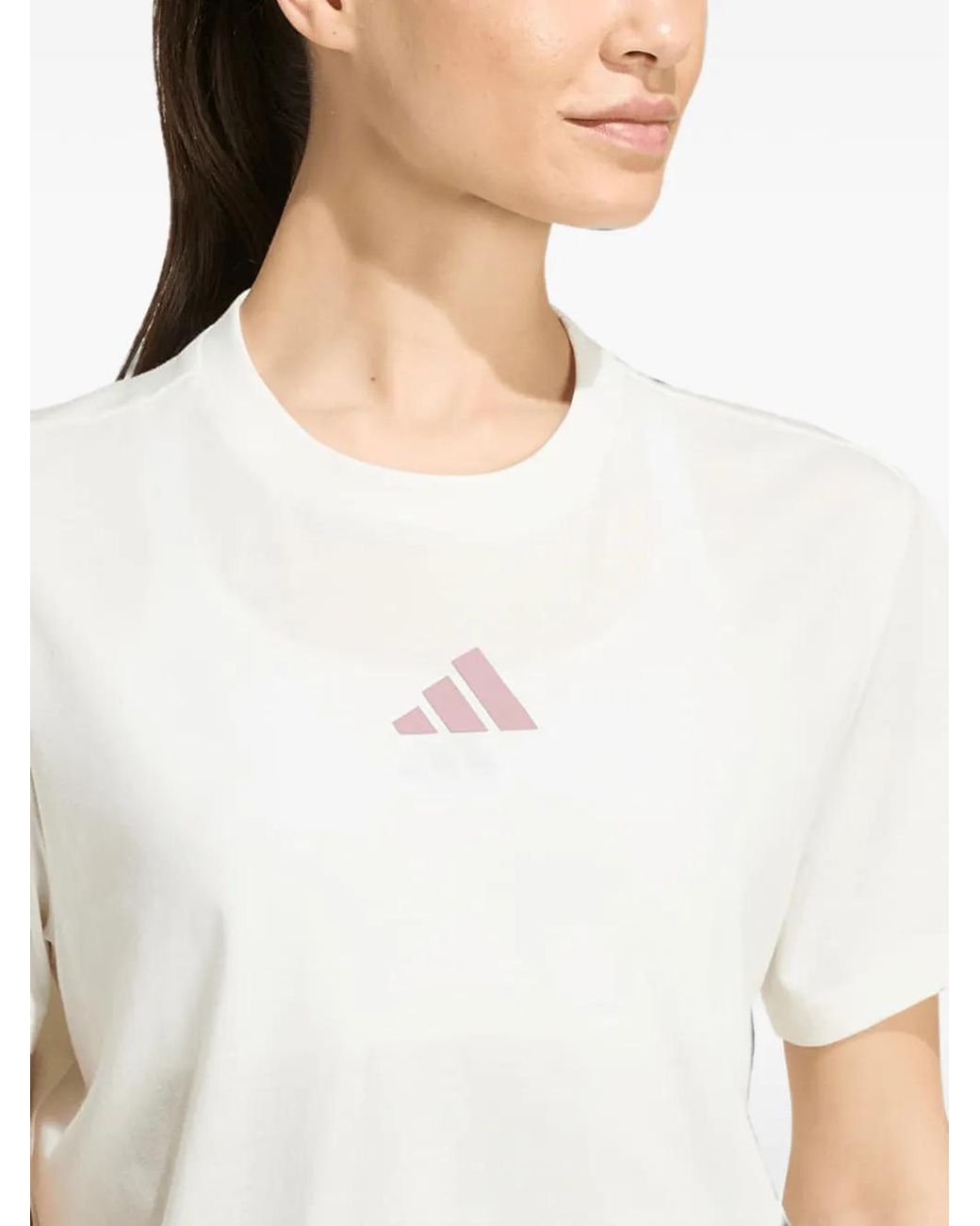 Adidas White Climacool Training Graphic T-Shirt