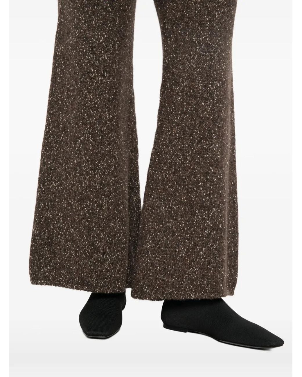 ELY ELY Brown Cecile Speckled Trousers