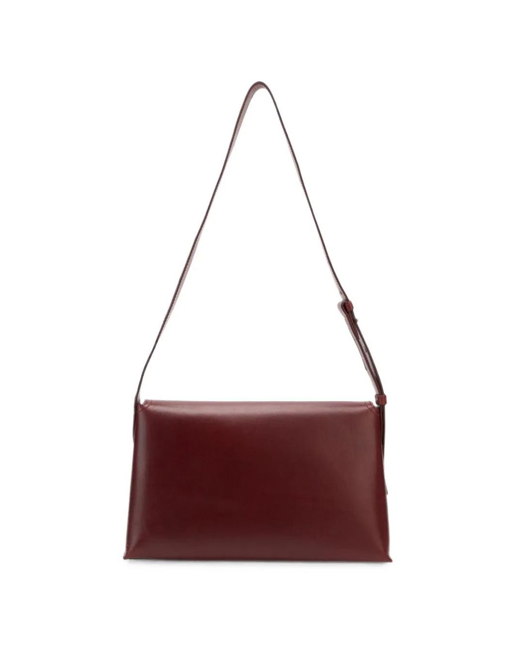 A.P.C. Purple Medium Simone Leather Shoulder Bag