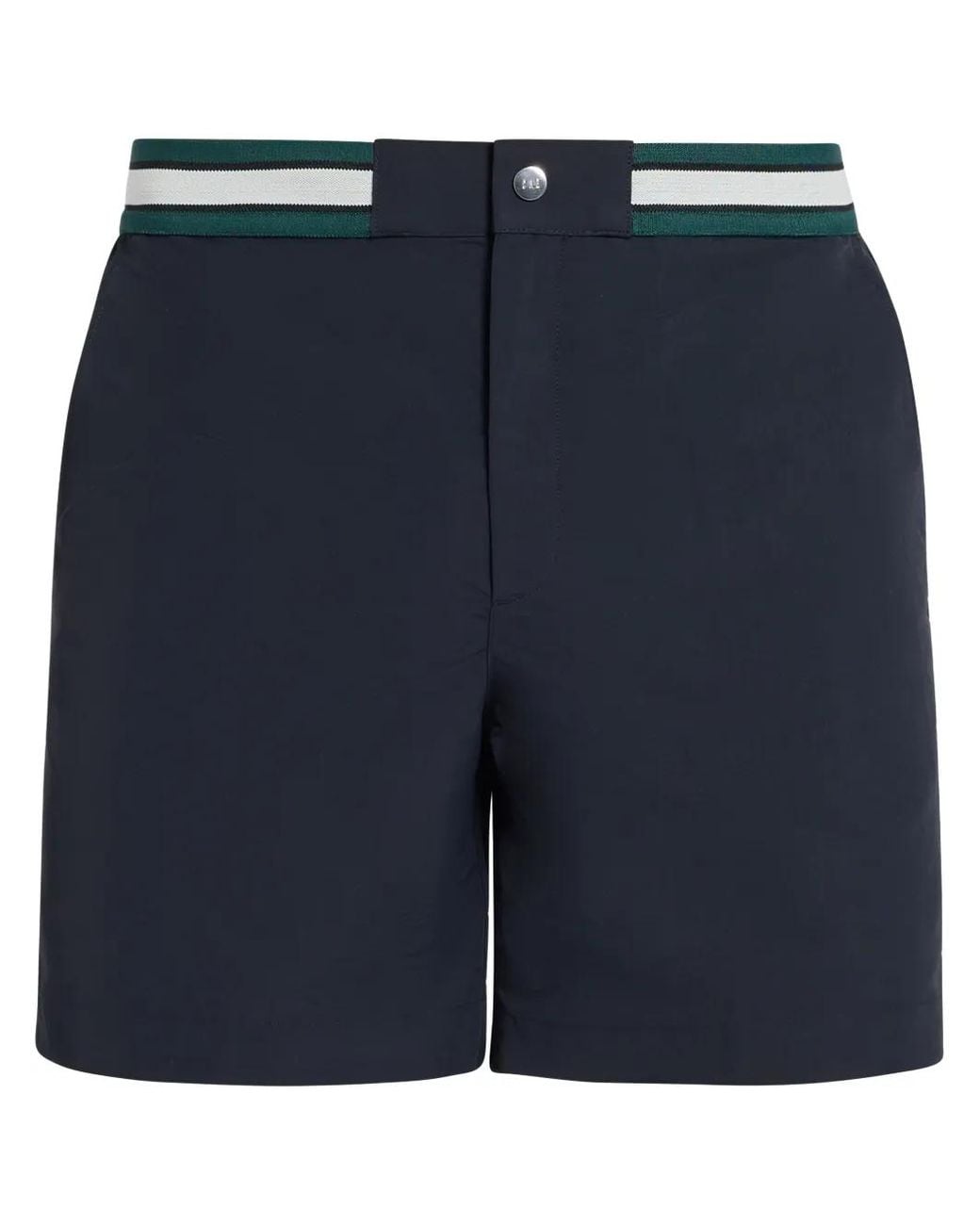 CHE Blue Striped-Waistband Deck Shorts for men