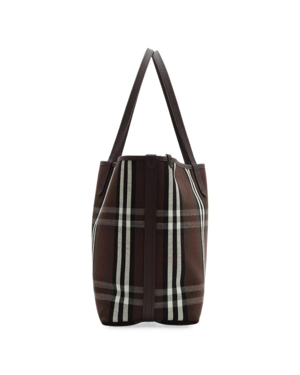 Burberry White Medium Reversible Bloomsbury Tote Bag