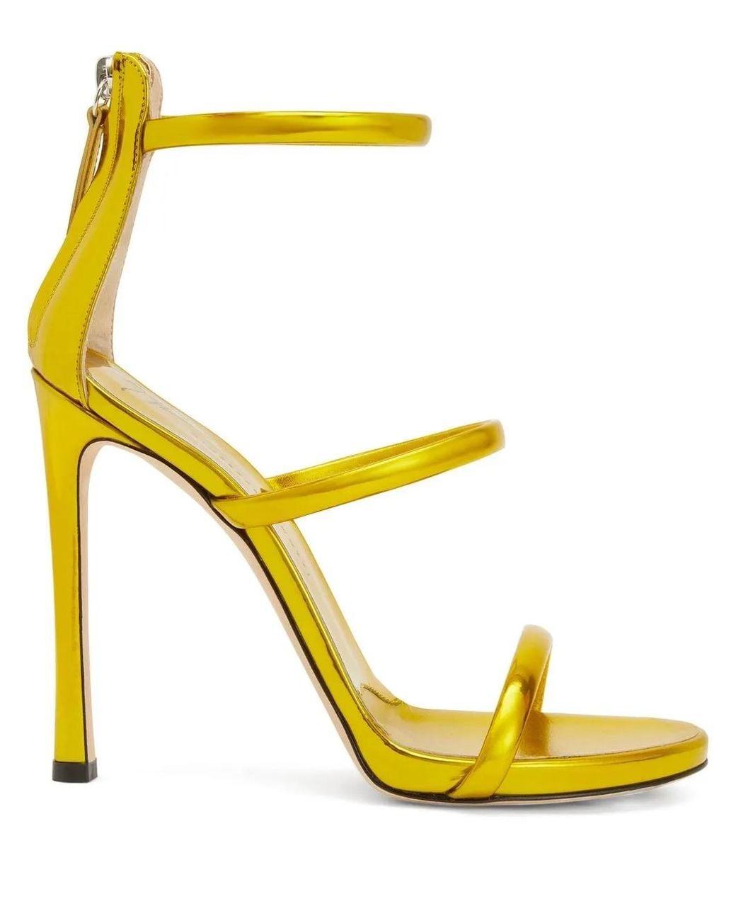 Giuseppe Zanotti Yellow South 115 Mm Sandals