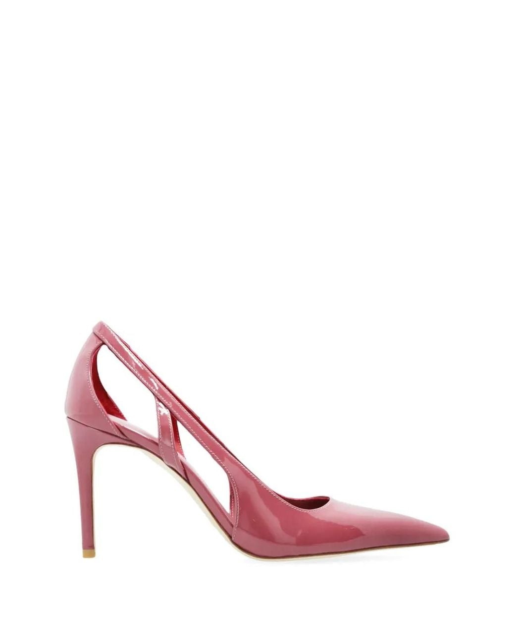 Stuart Weitzman Pink Stuart Power Cut-Out 85 Pumps