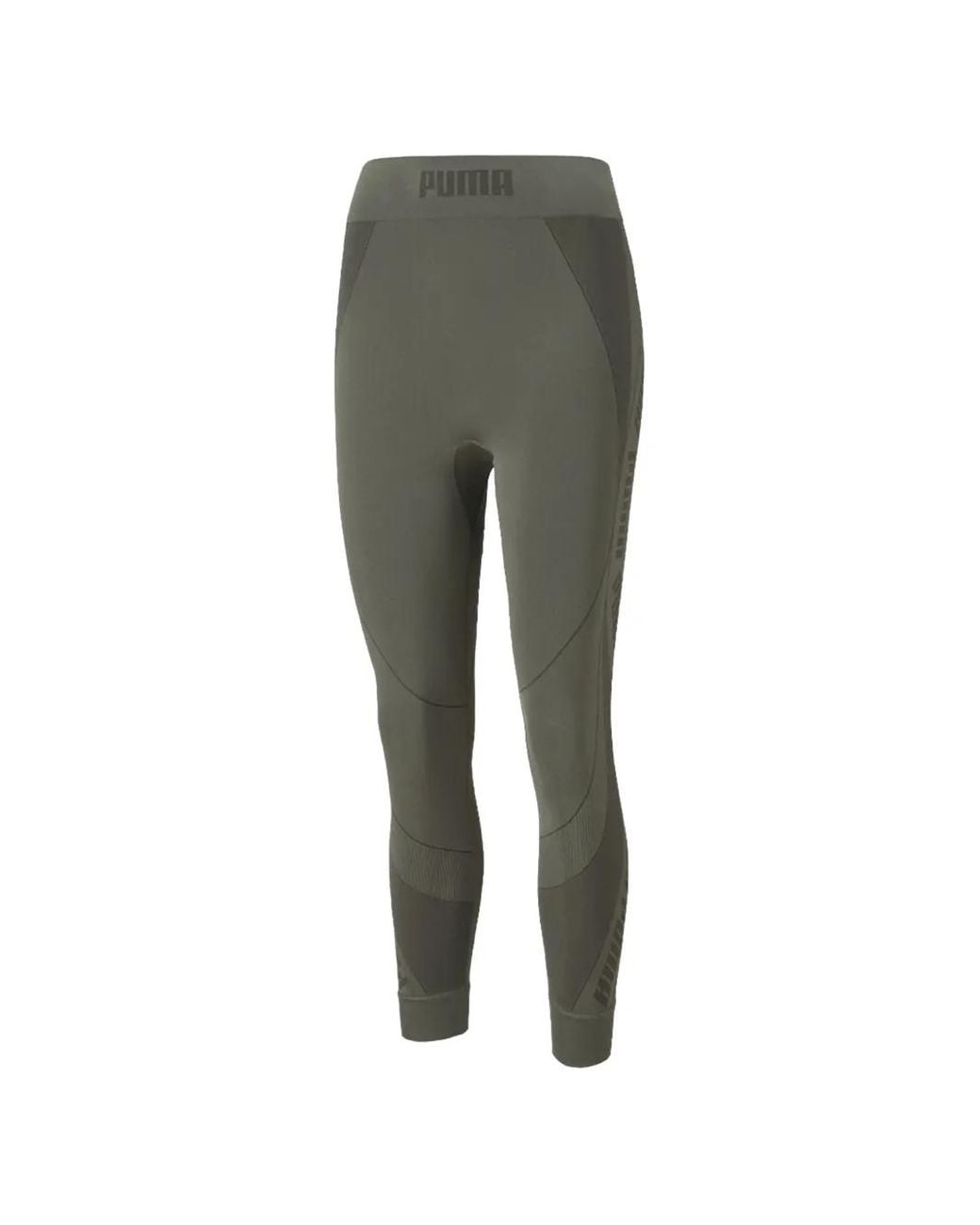 PUMA Green Logo-Waist Leggings