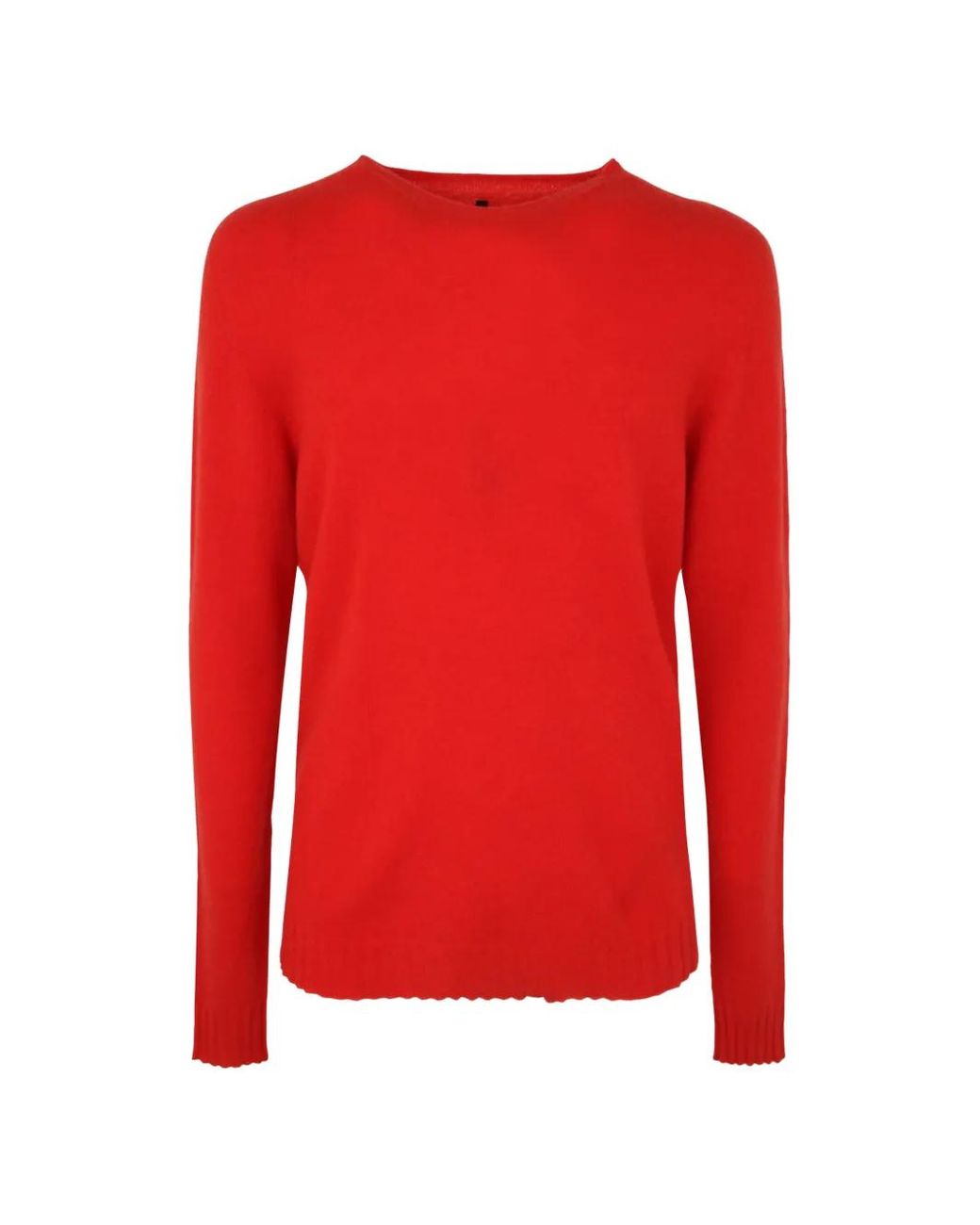 MD75 Red Crew Neck Cashmere Sweater for men