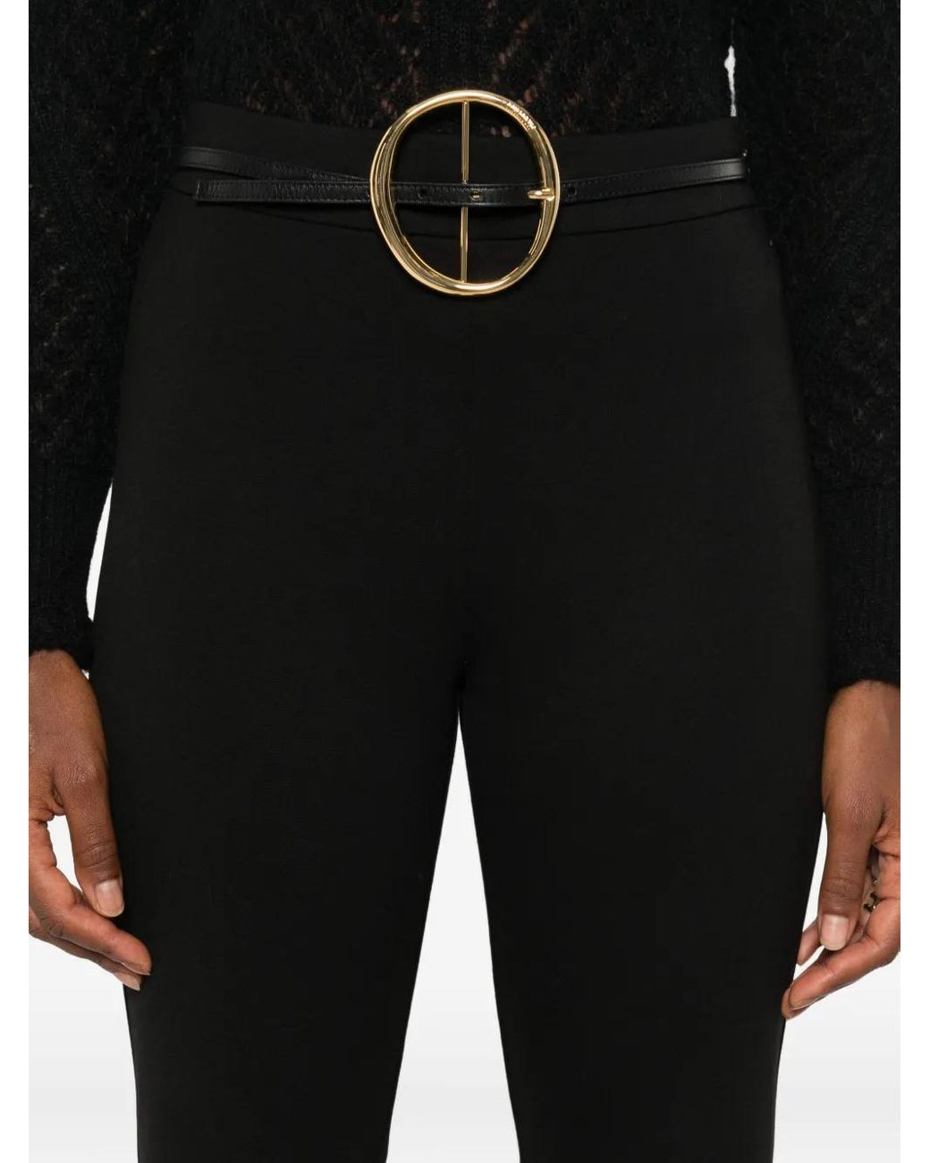Twinset Cropped Broek in het Black