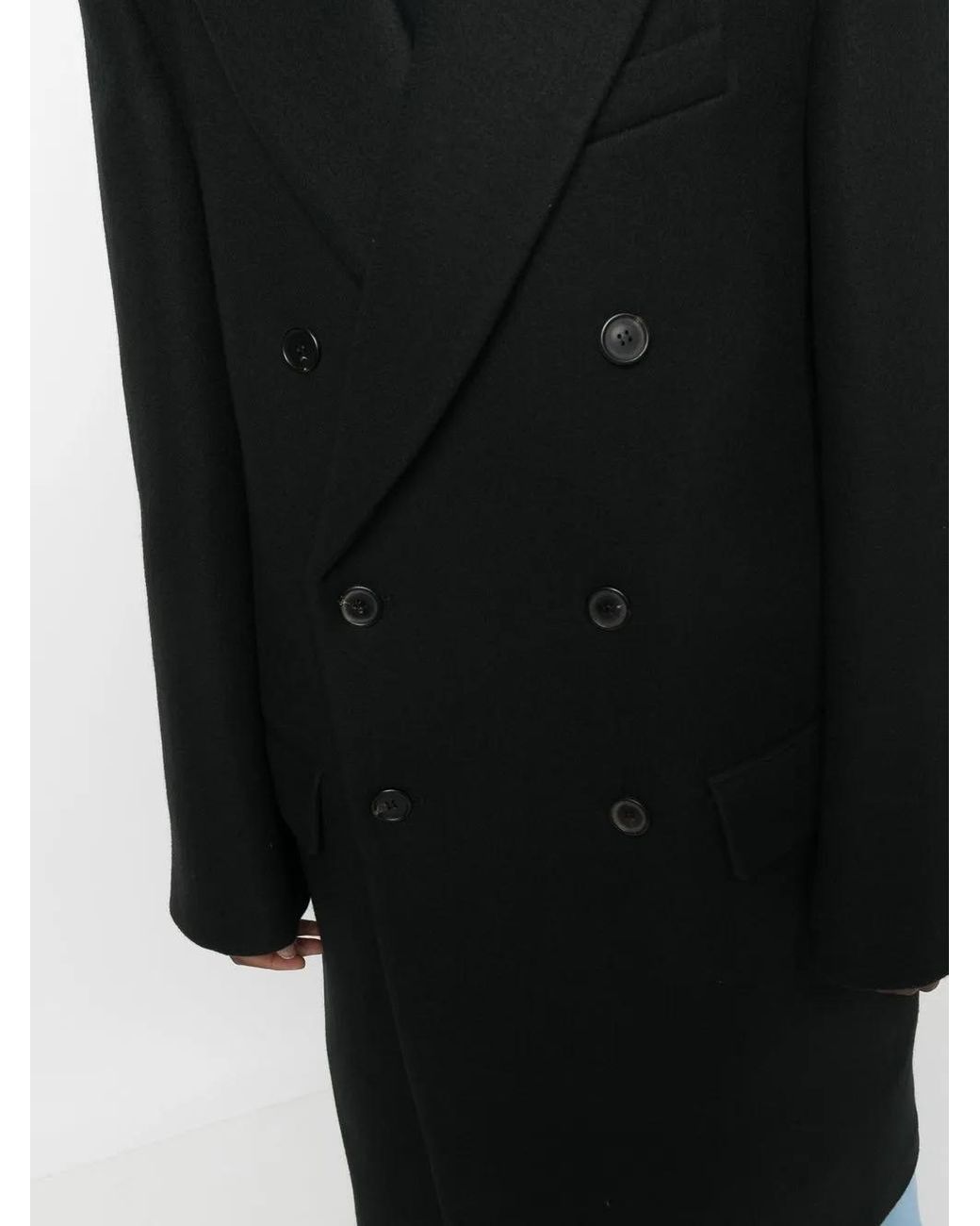 Wardrobe NYC Black X Hailey Bieber Virgin Wool Coat