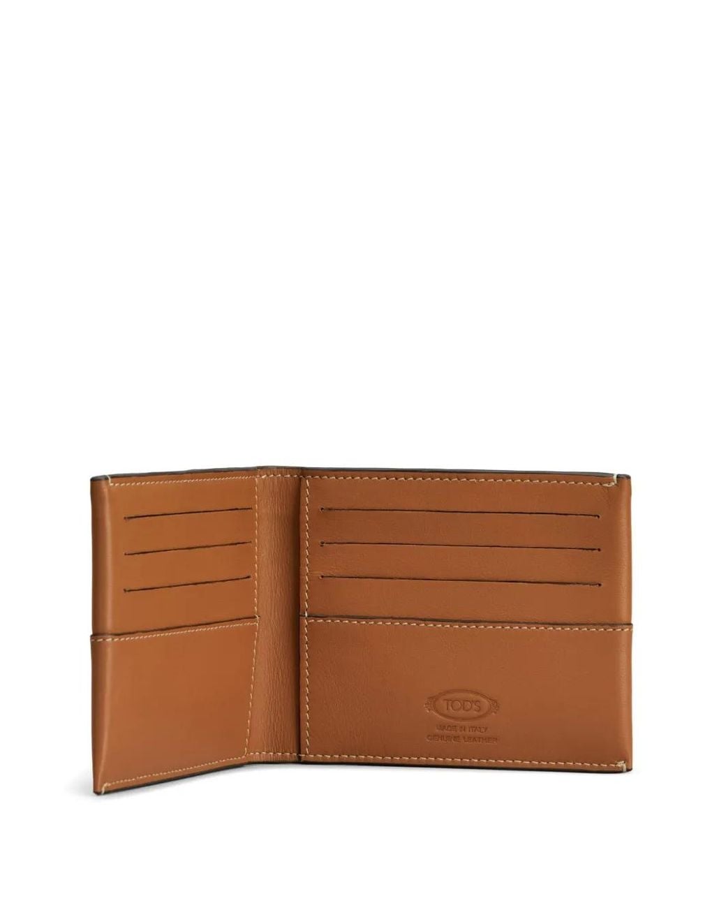 Tod's Brown Bi-Fold Leather Wallet for men