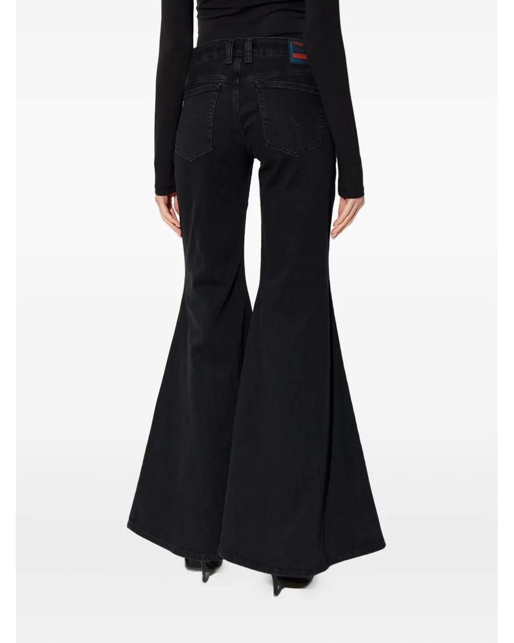 DIESEL Black 1970 D-Bleess 09N89 Flare Jeans