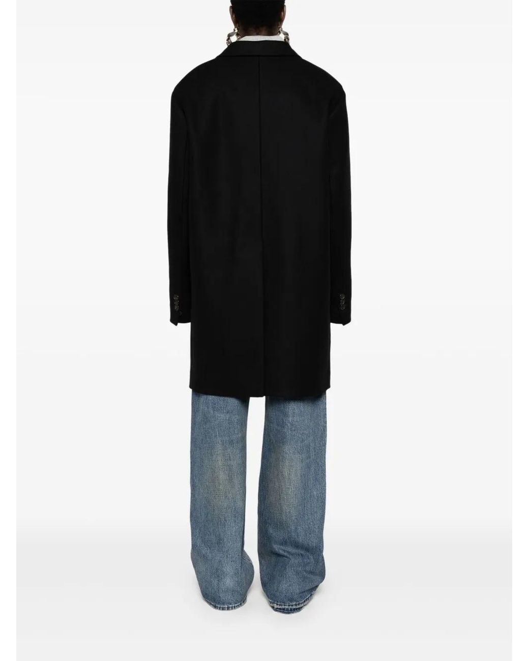 DSquared² Black Single-Breasted Coat