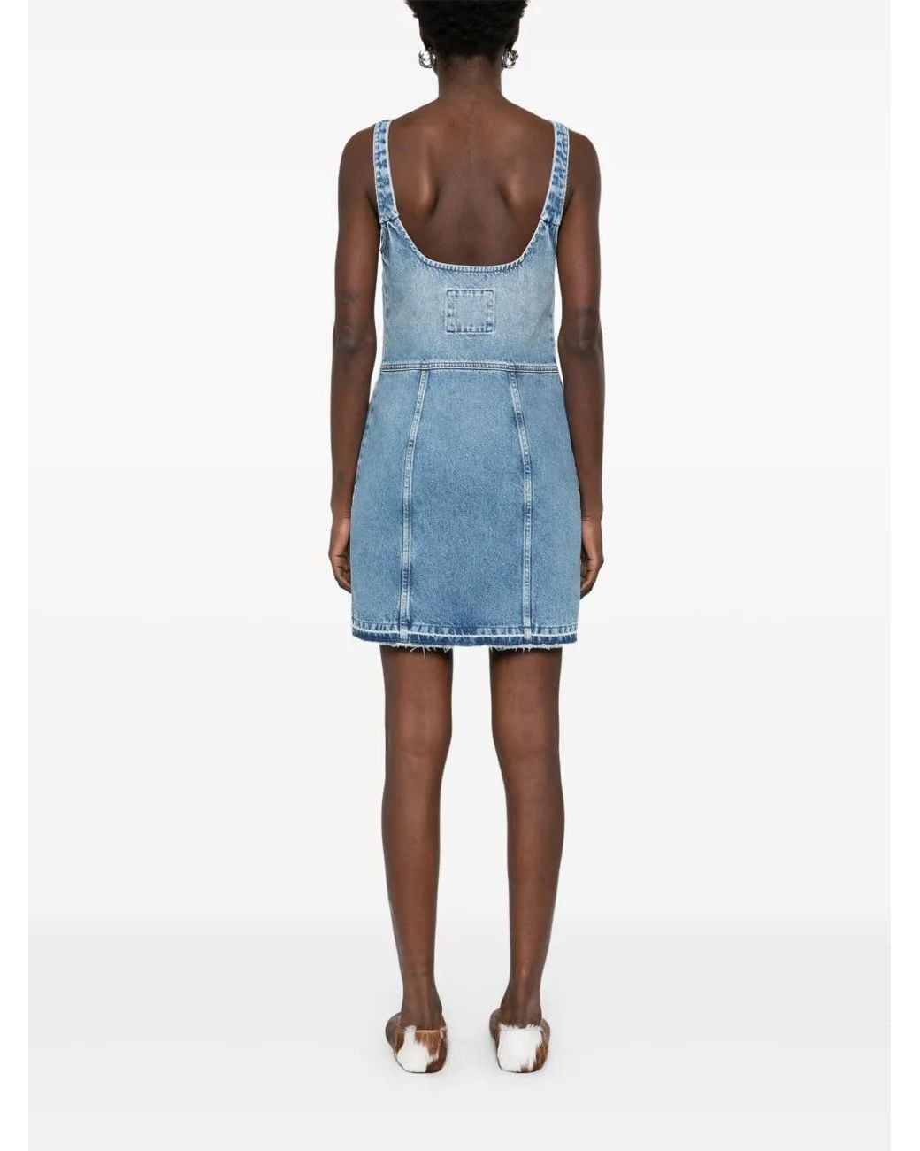Stella McCartney Blue Denim Mini Dress