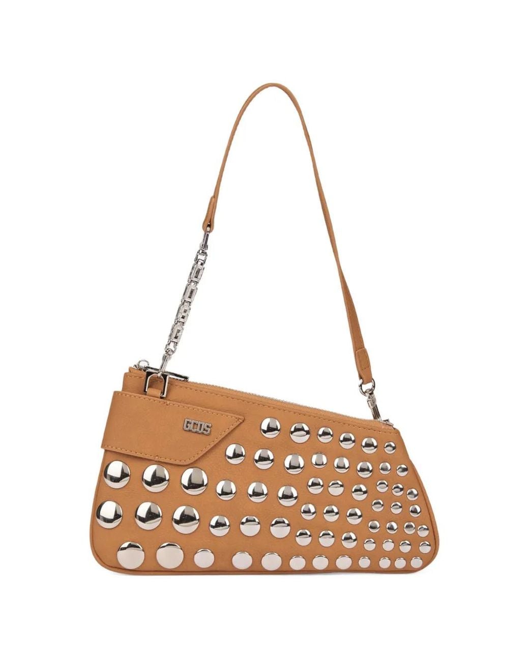 Gcds White Comma Notte Shoulder Bag
