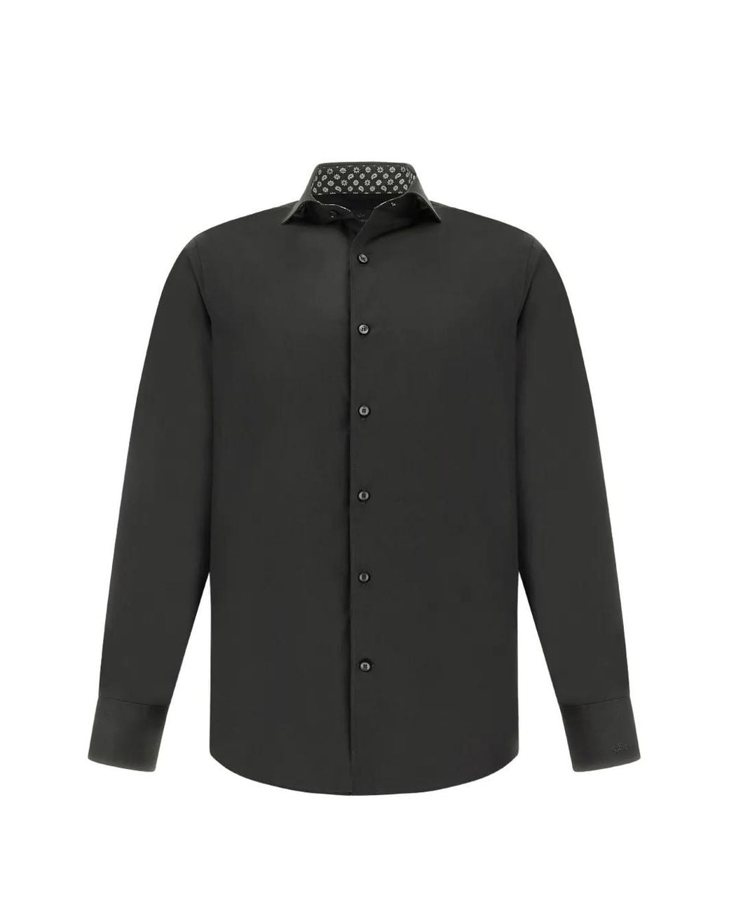 Paul & Shark Gray Cotton Poplin Shirt for men