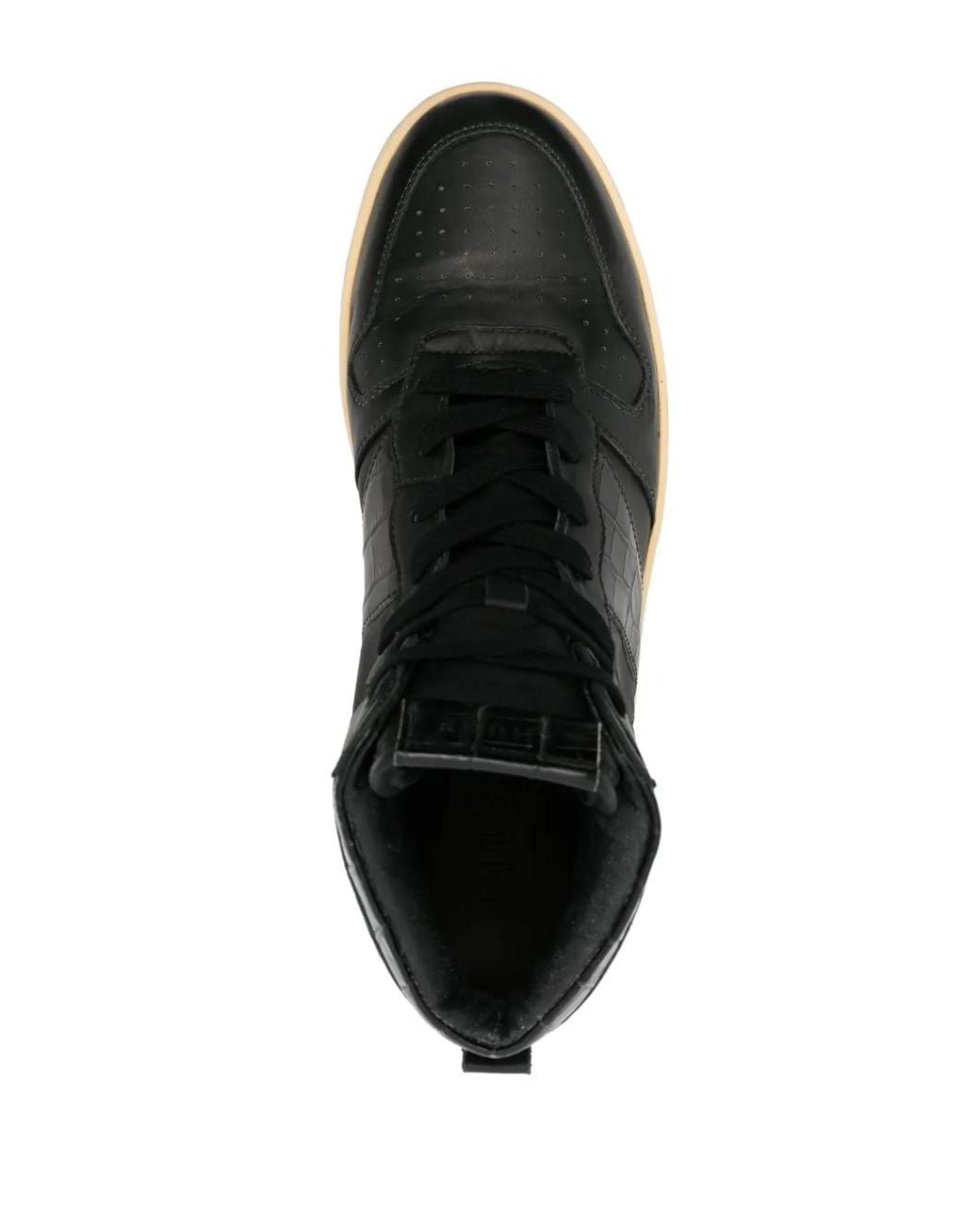 Rhude Black Rhecess Hi Shoes for men