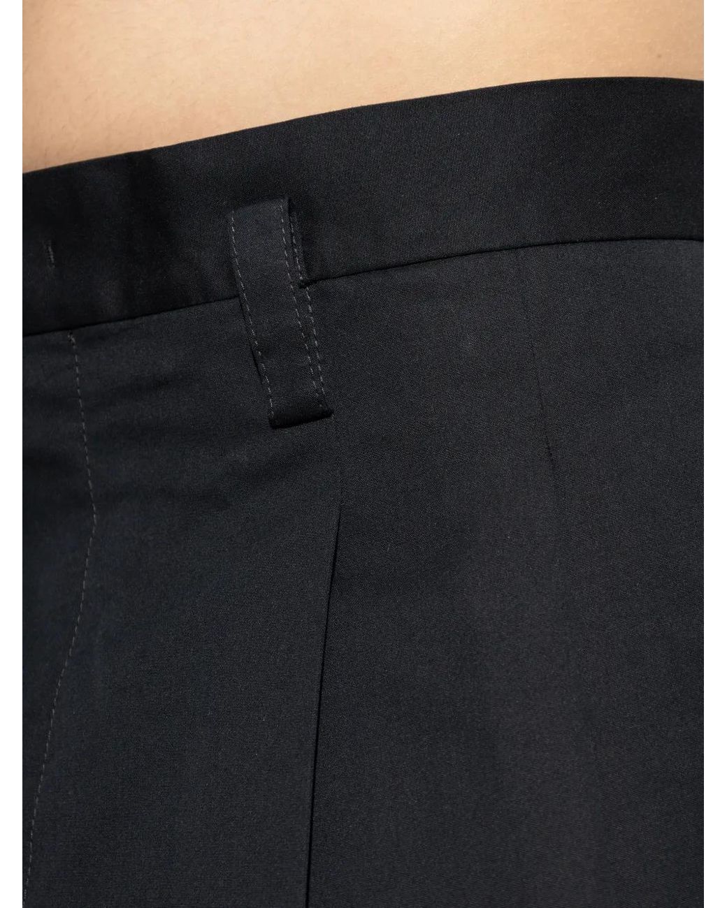 Jil Sander Black Pleated Trousers for men