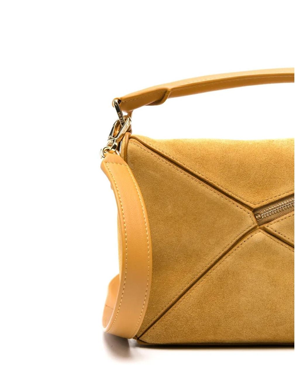 Loewe Natural Cabas Puzzle S En Daim
