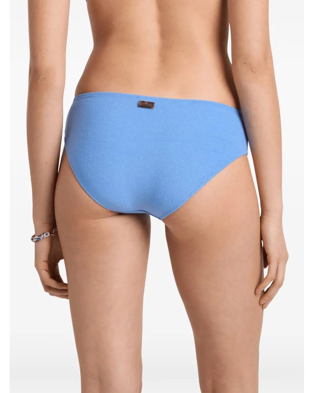 Vilebrequin Blue Terry-Effect Bikini Bottoms