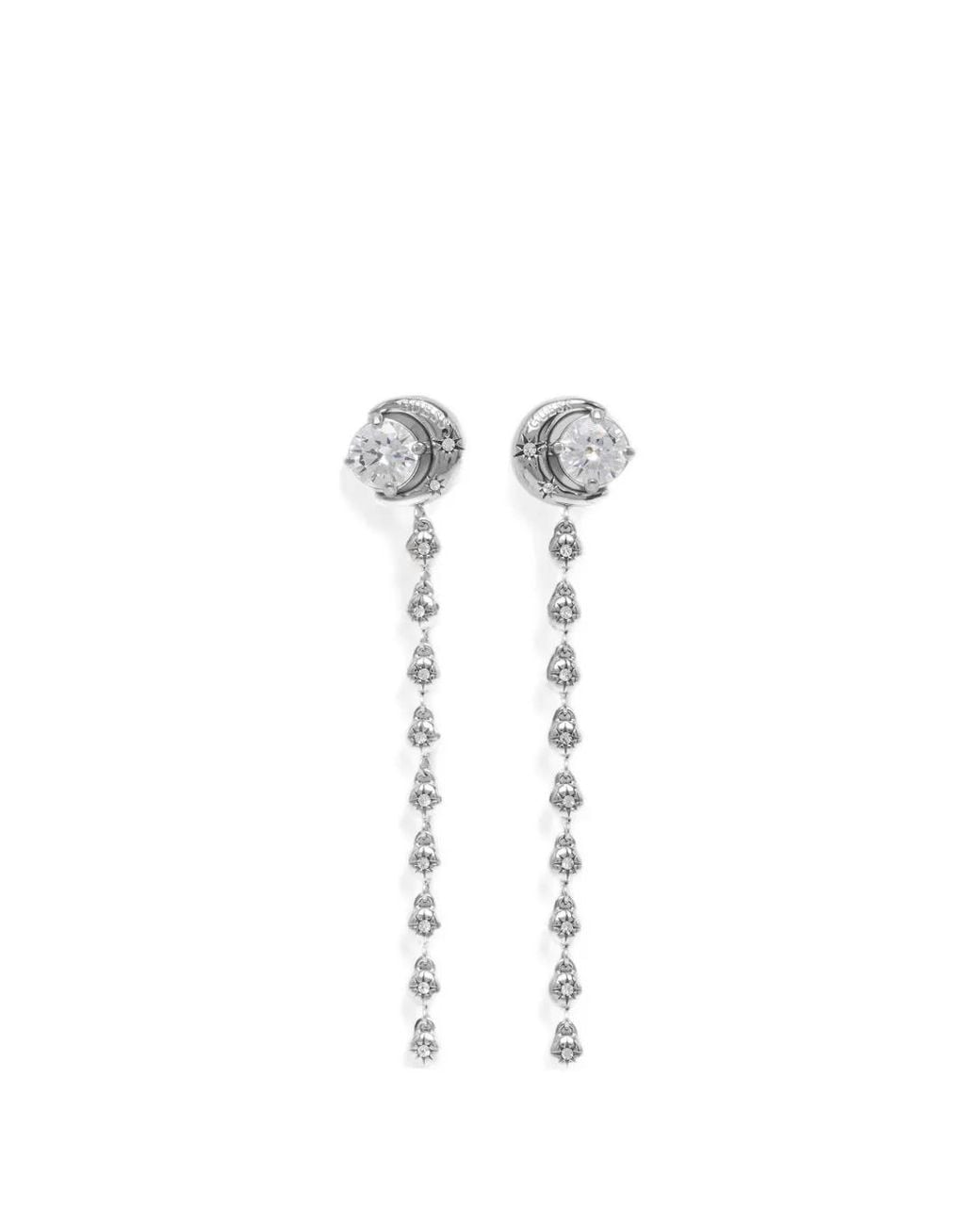 Guess White Aurora Earrings