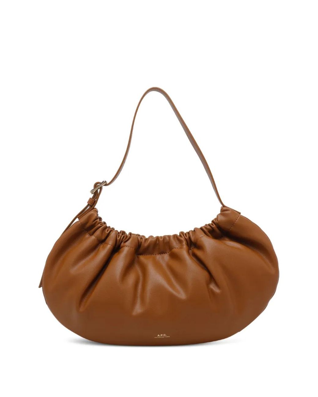 A.P.C. Brown Ninon Hoop Shoulder Bag