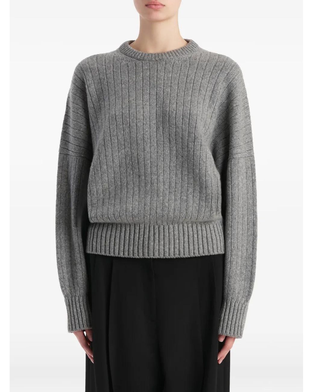 Khaite Gray Lennox Sweater