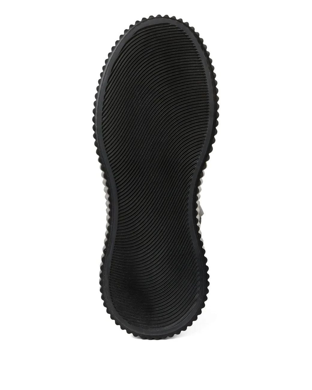 Karl Lagerfeld Black Kreeper Tall Knitted Boots