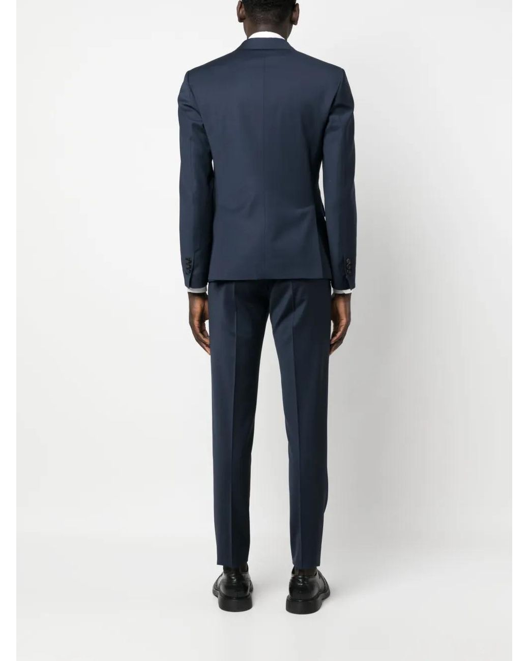 DSquared² Blue Single-Breasted Three-Piece Suit for men
