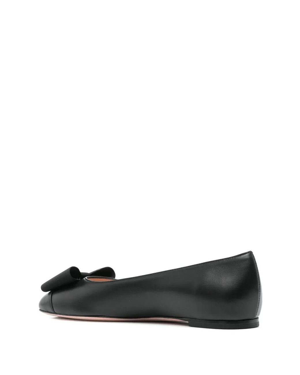 Bally Black B-Bow Ballet Flats