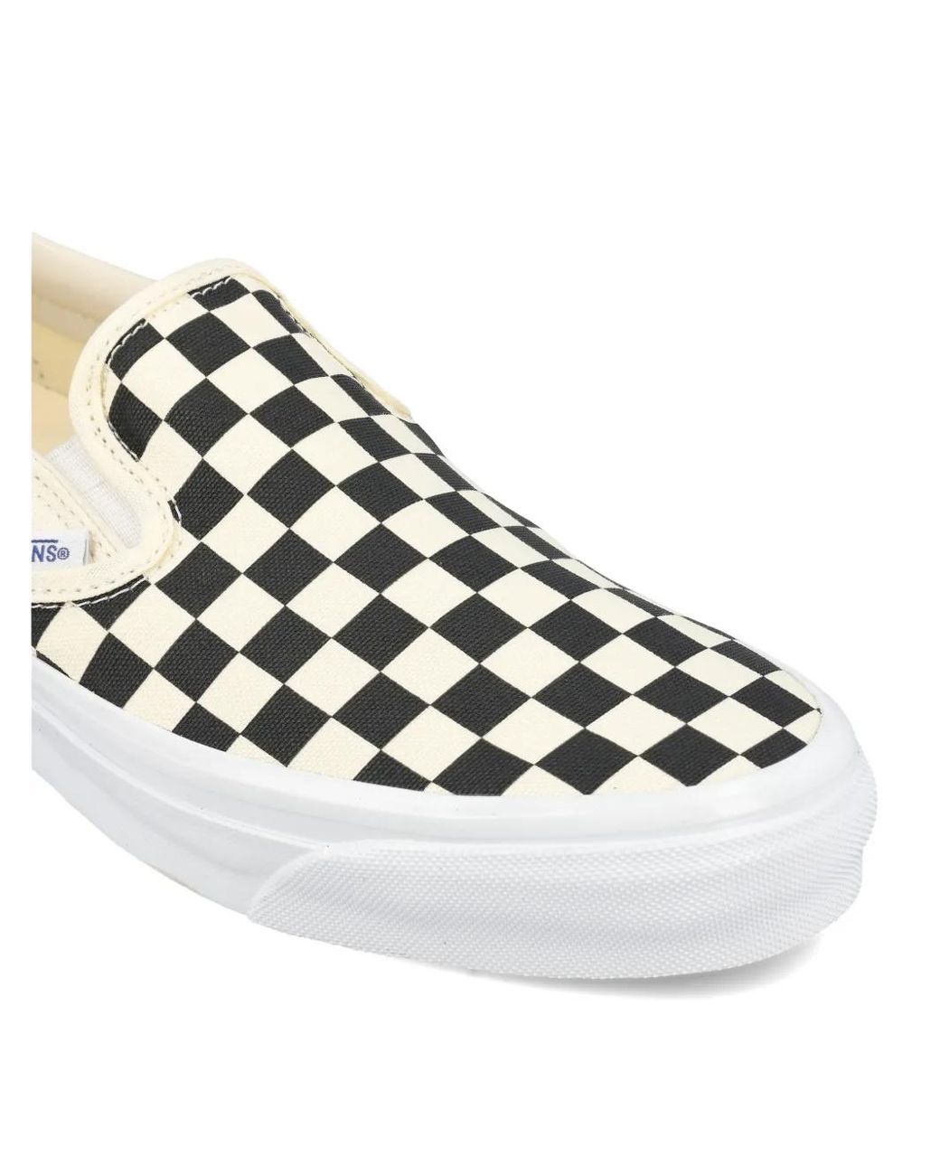 Vans White Sneakers Checkerboard