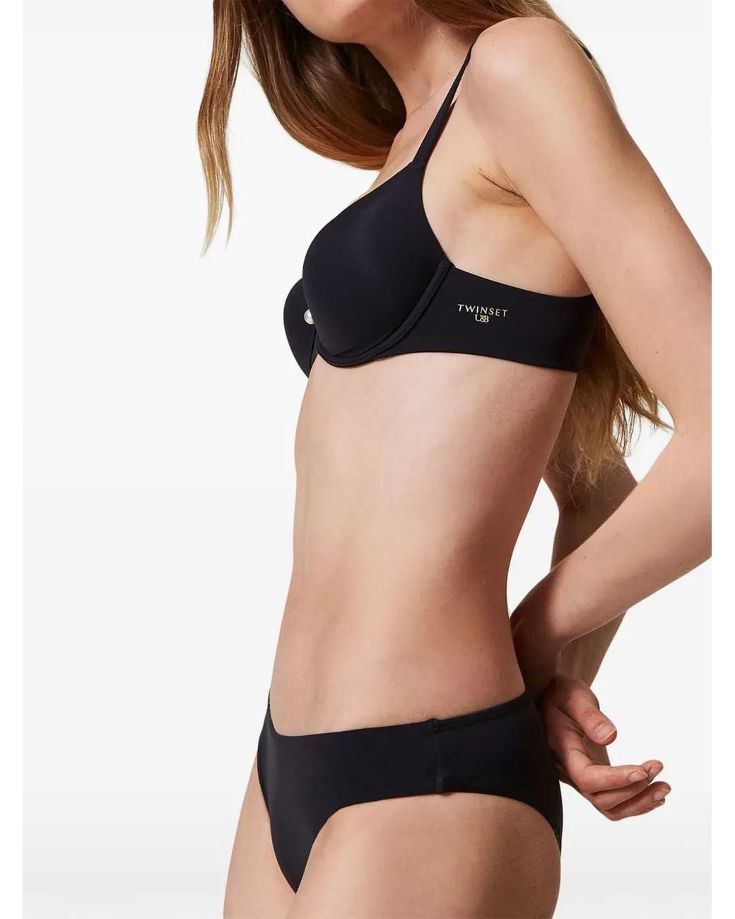Bragas Charmeuse Twinset de color Black