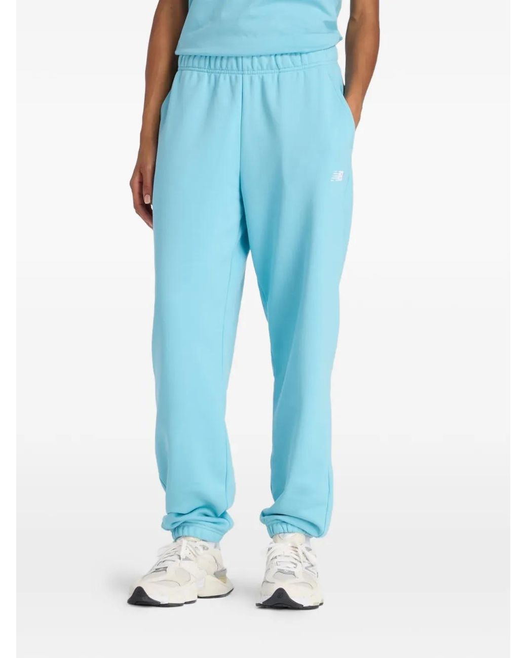 New Balance Blue Logo Relaxed Track Pants
