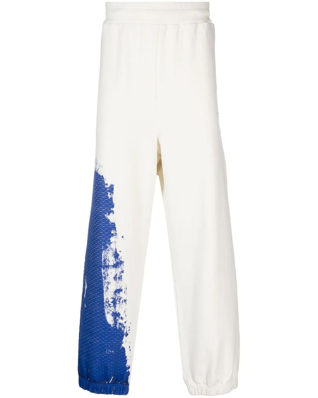 A_COLD_WALL* Blue Brush Stroke-Print Track Pants for men