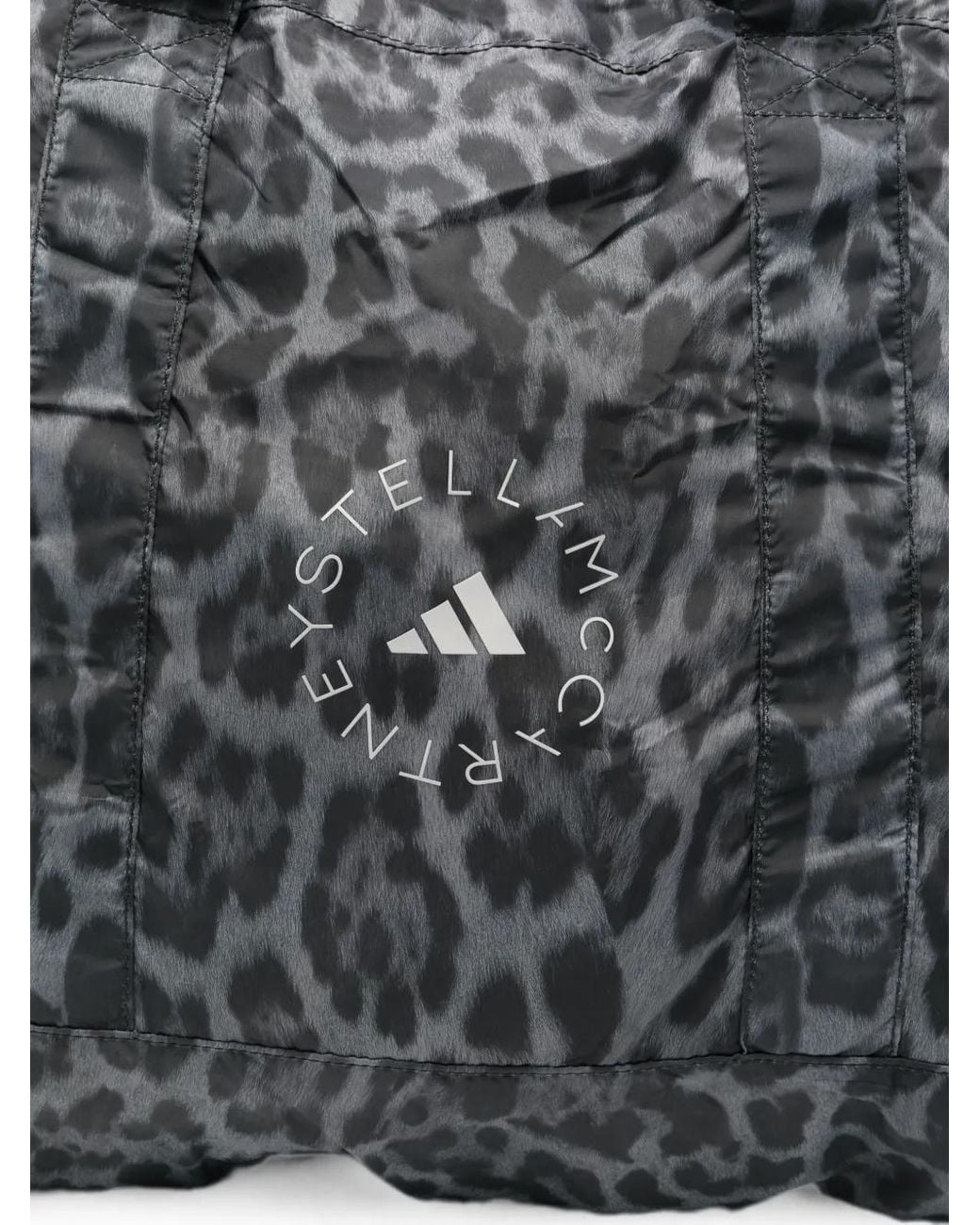 Adidas By Stella McCartney Black Printed Tote Bag