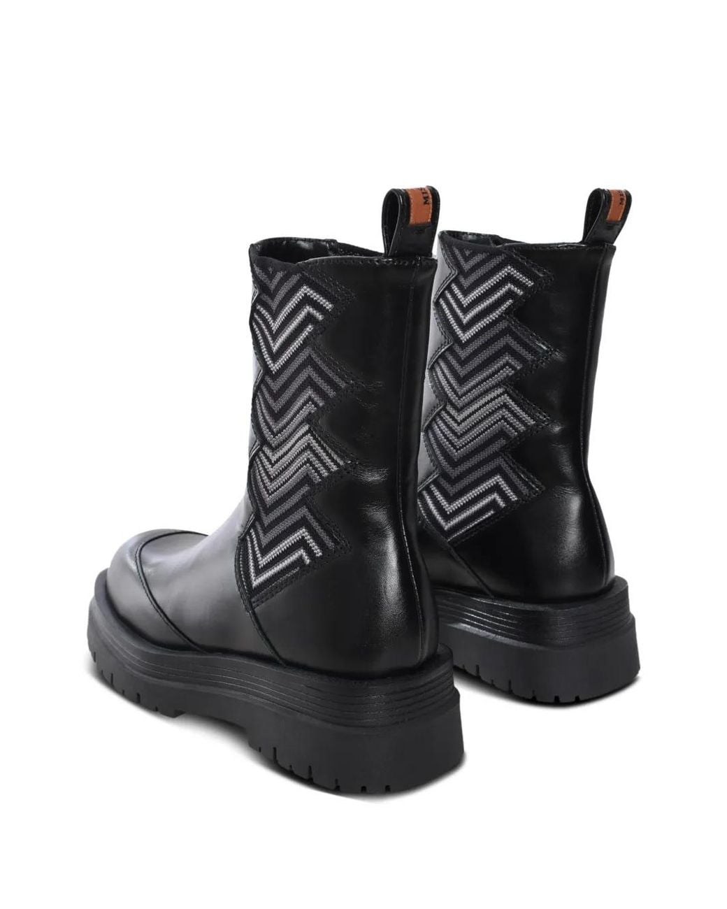 Missoni Black Embroidered-Design Boots