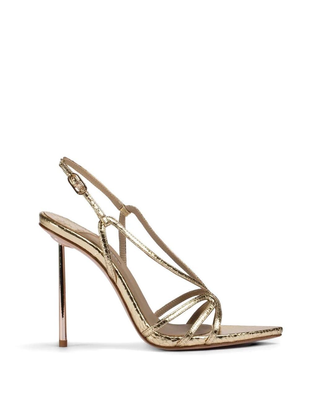 Le Silla White Eugenie Strappy Sandals